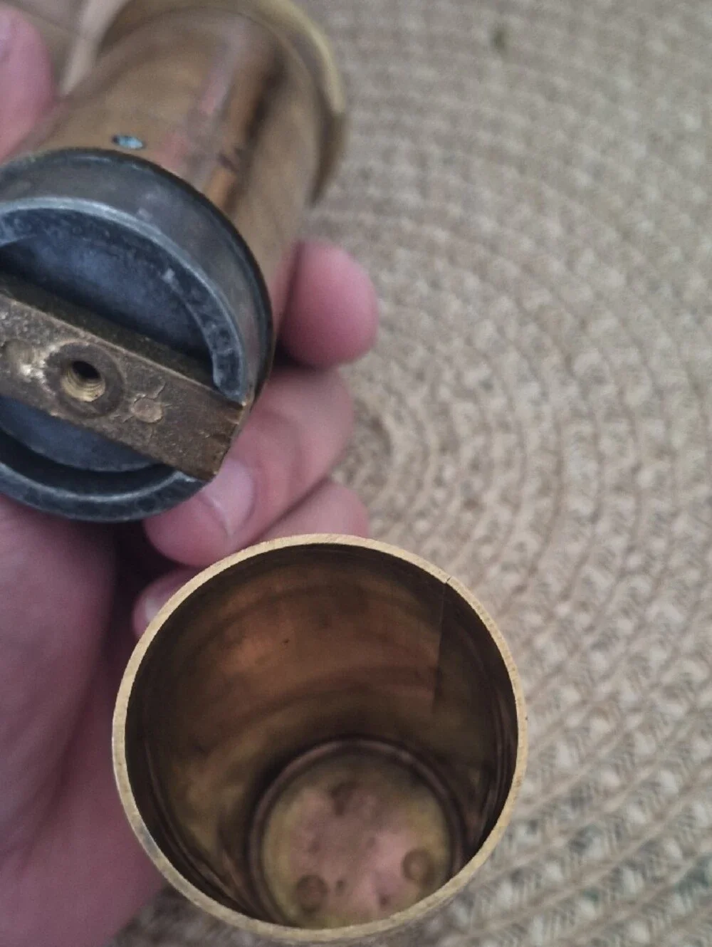 Acropolis Parthenon Made In Greece 1947 Coffee Grinder